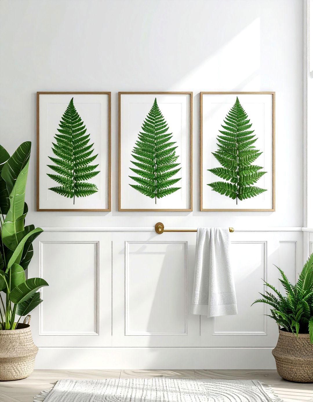 Botanical Wall Art - 30 Victorian bathroom ideas