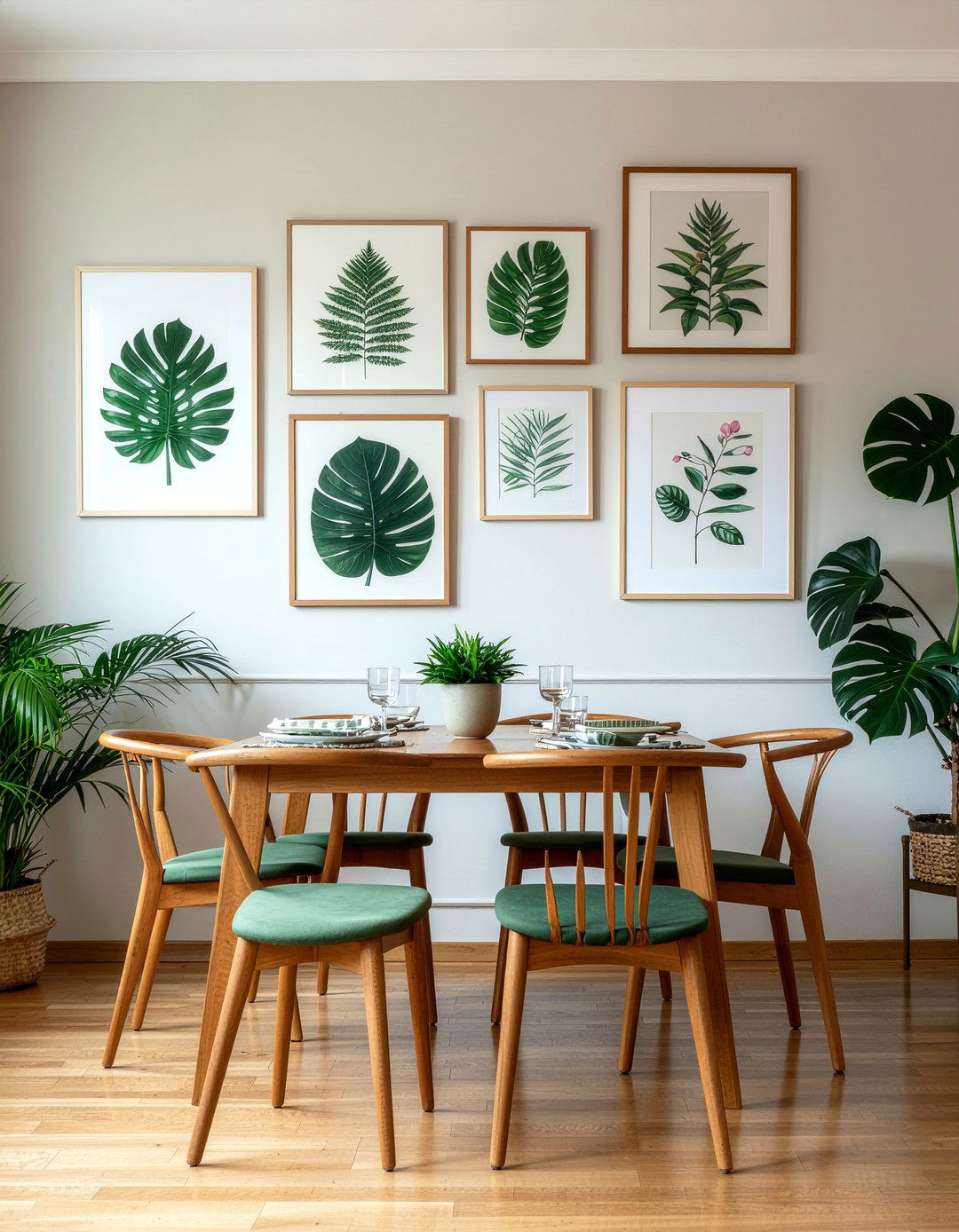 Botanical Wall Art - 30 English dining room ideas