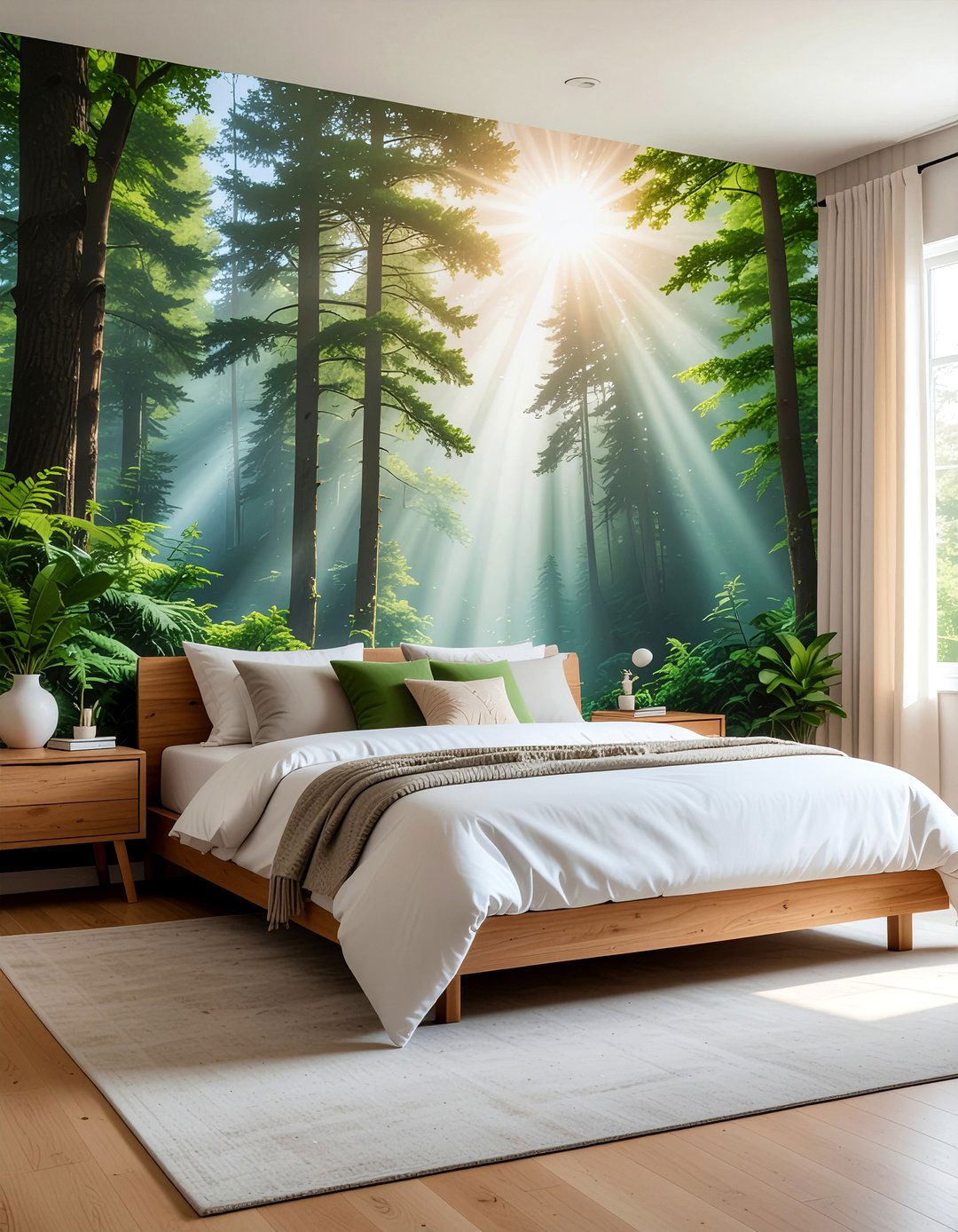 Botanical Wall Mural - 30 bedroom removable wallpapers