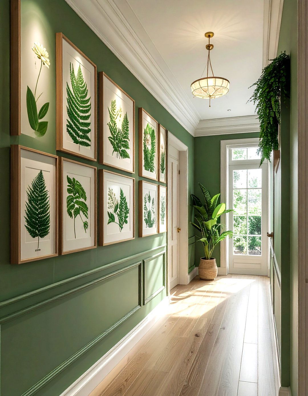Botanical print - 30 grandmillennial decor ideas