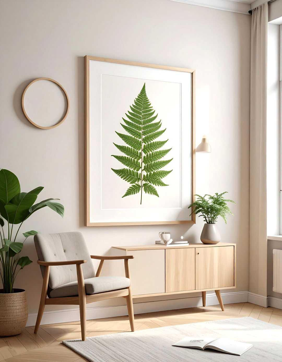 Botanical print - 30 light academia decor ideas