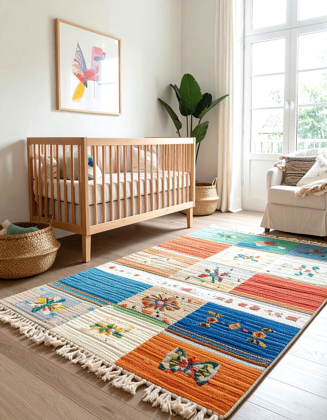 Boucherouite nursery - 30 Moroccan rug ideas