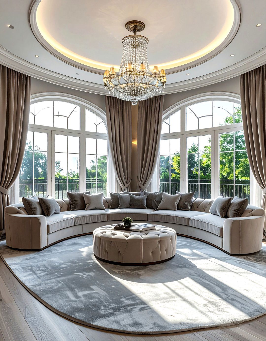 Bow Window - 30 living room window ideas