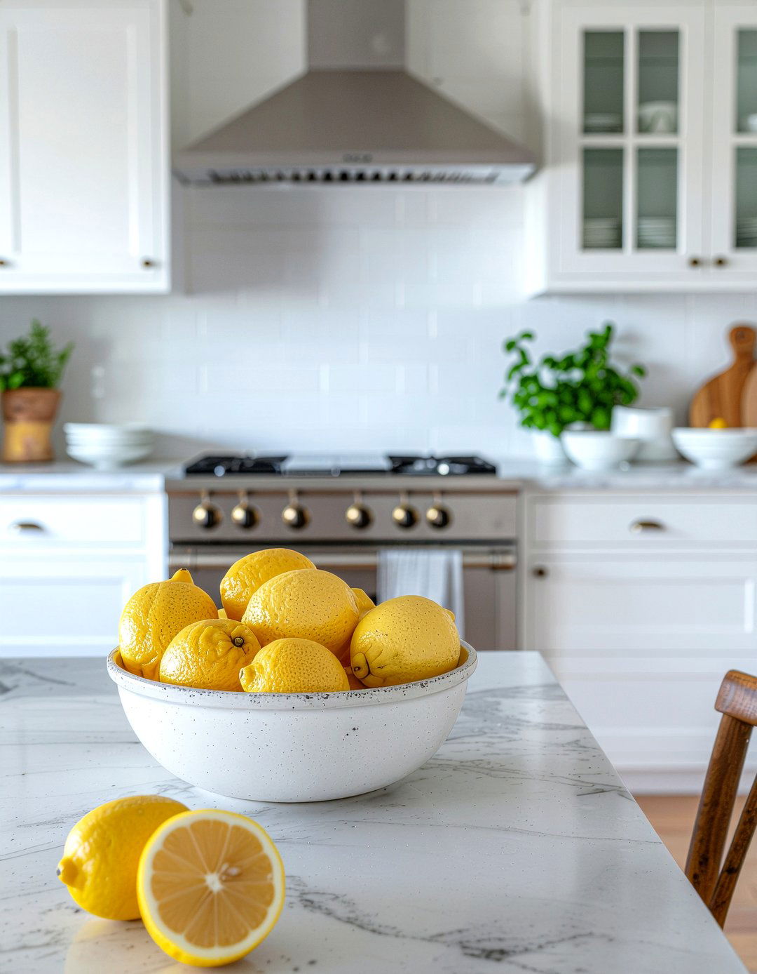 Bowl Of Lemons - 30 low centerpiece dining ideas