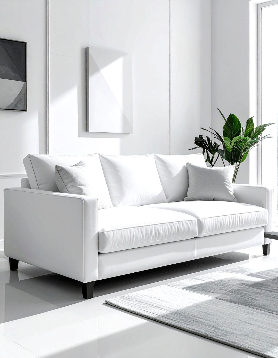 Box Cushion Slipcovered Sofa - 30 living room slipcovered sofa ideas