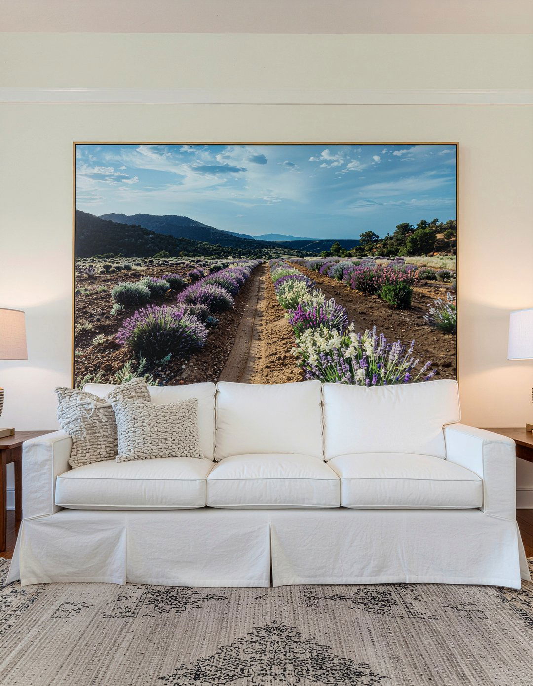 Box Pleat Sofa - 30 living room upholstered sofa ideas