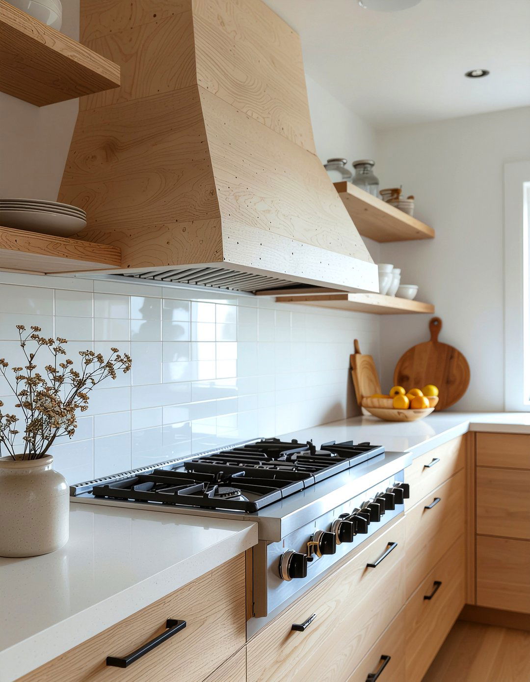 Boxy Plywood Hood - 30 custom hood kitchen ideas