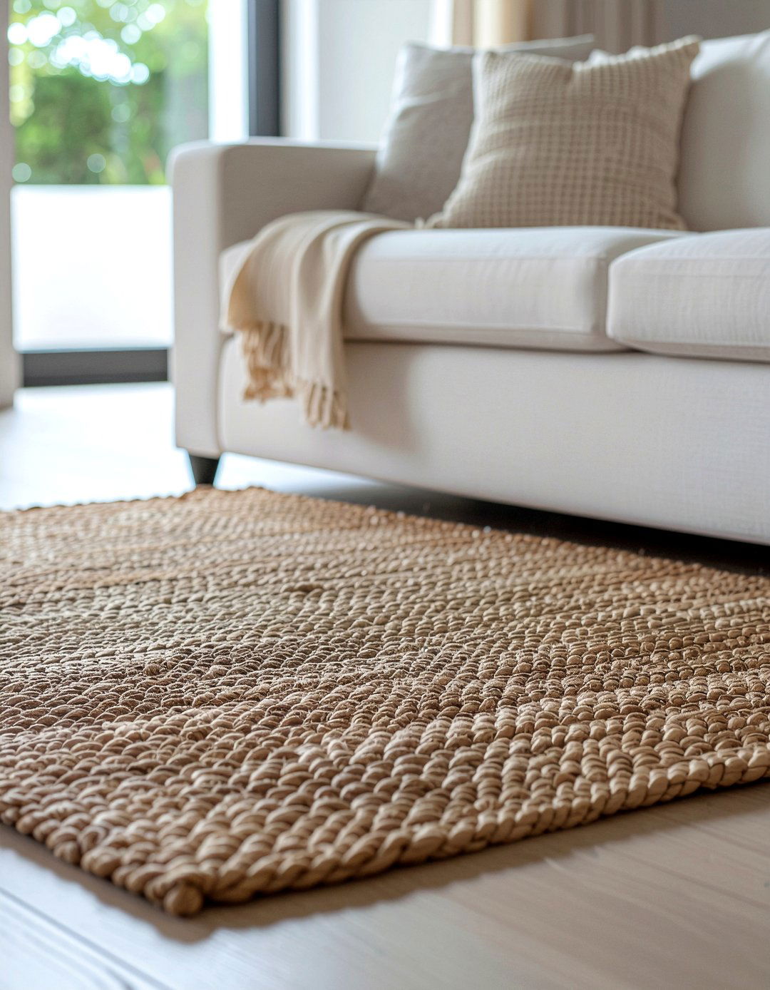 Braided Jute Rug - 30 living room southwestern furniture ideas