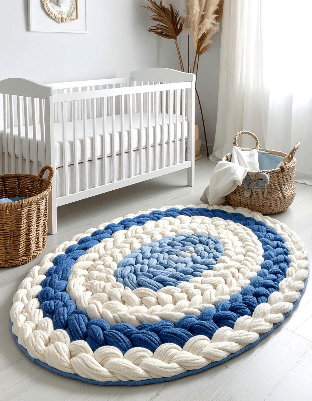 Braided Nursery Rug - 30 nursery rug ideas