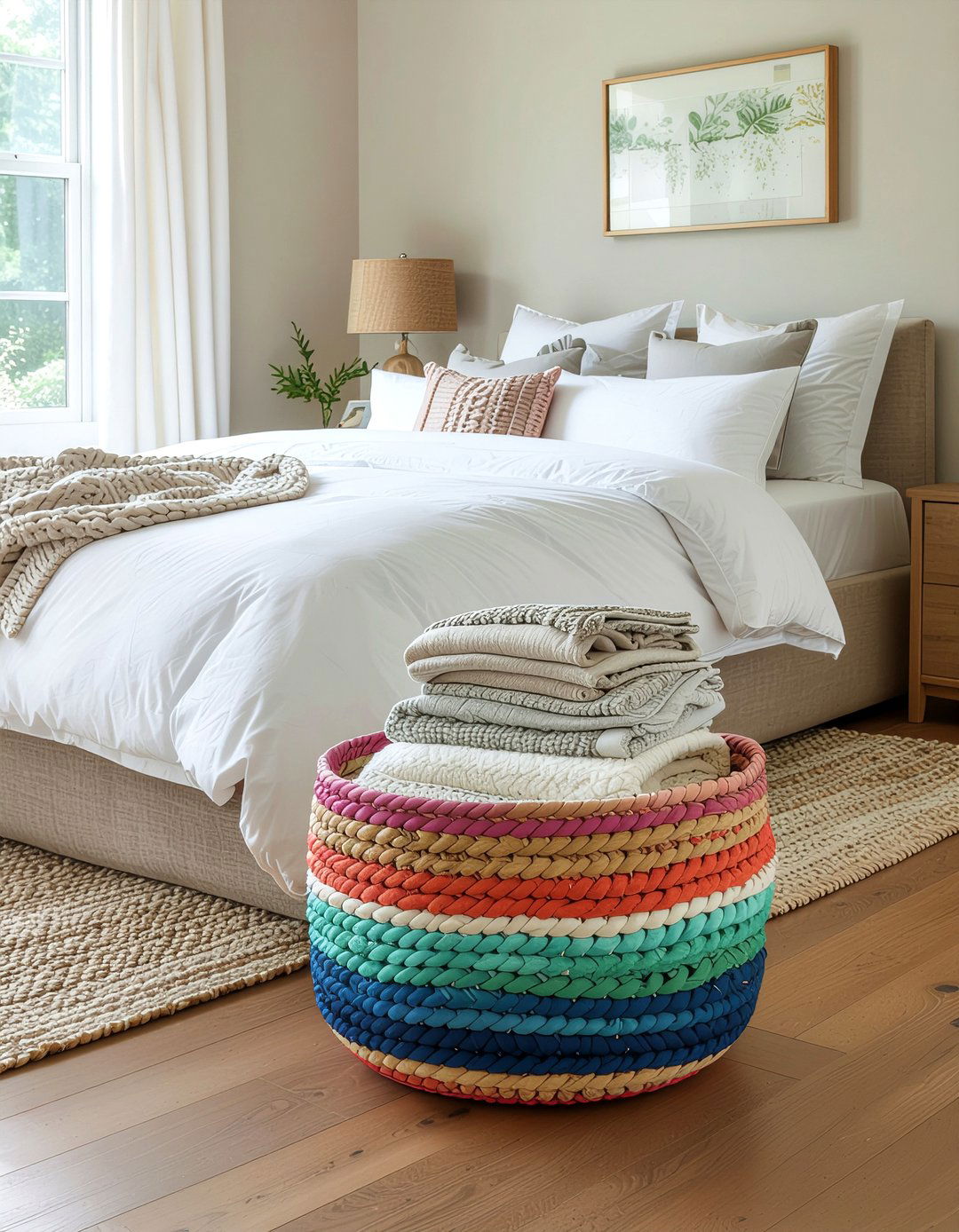 Braided Storage Basket Bedroom - 30 bedroom storage baskets
