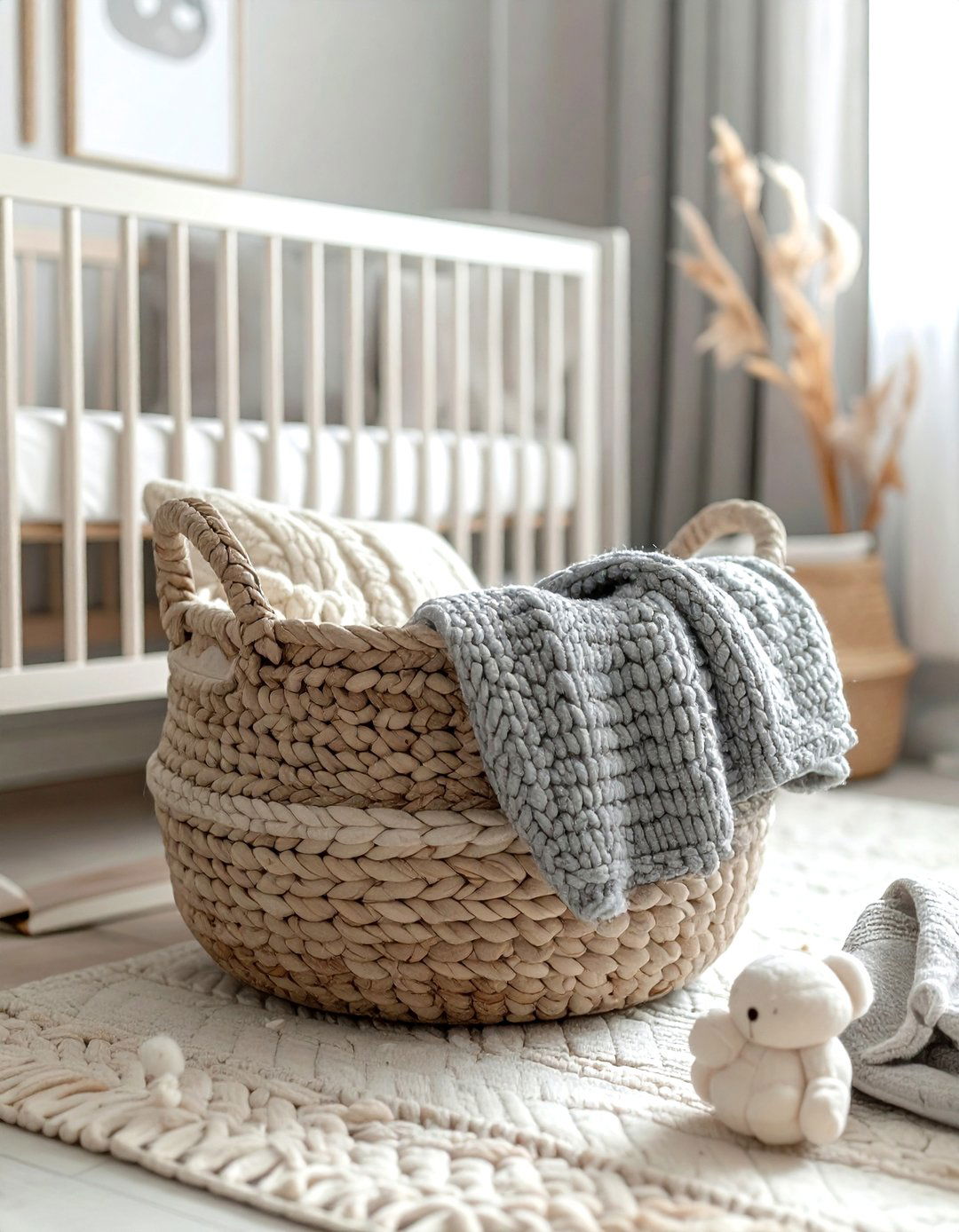 Braided Wool Basket - 30 storage basket ideas