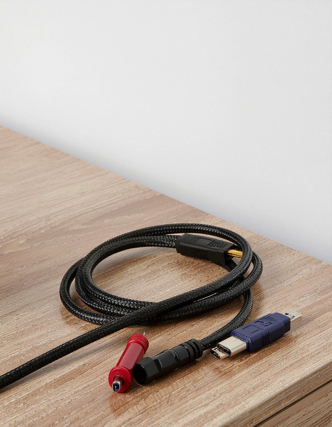 Braided cable sleeve - 30 bedroom cable organizers