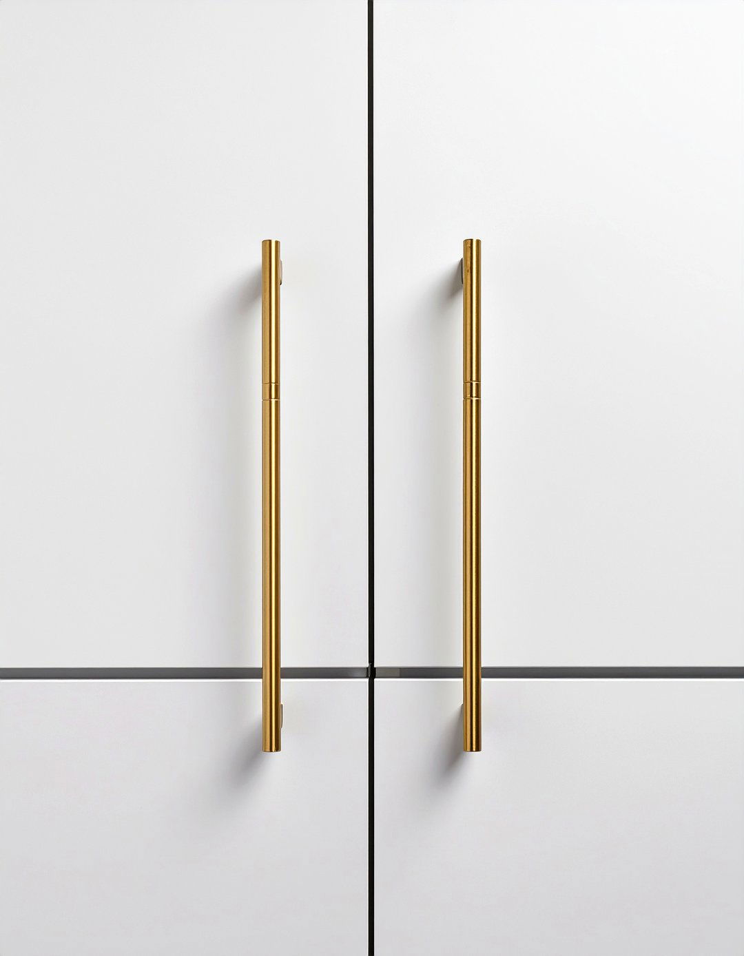 Brass Appliance Handles - 30 brass accent kitchen ideas