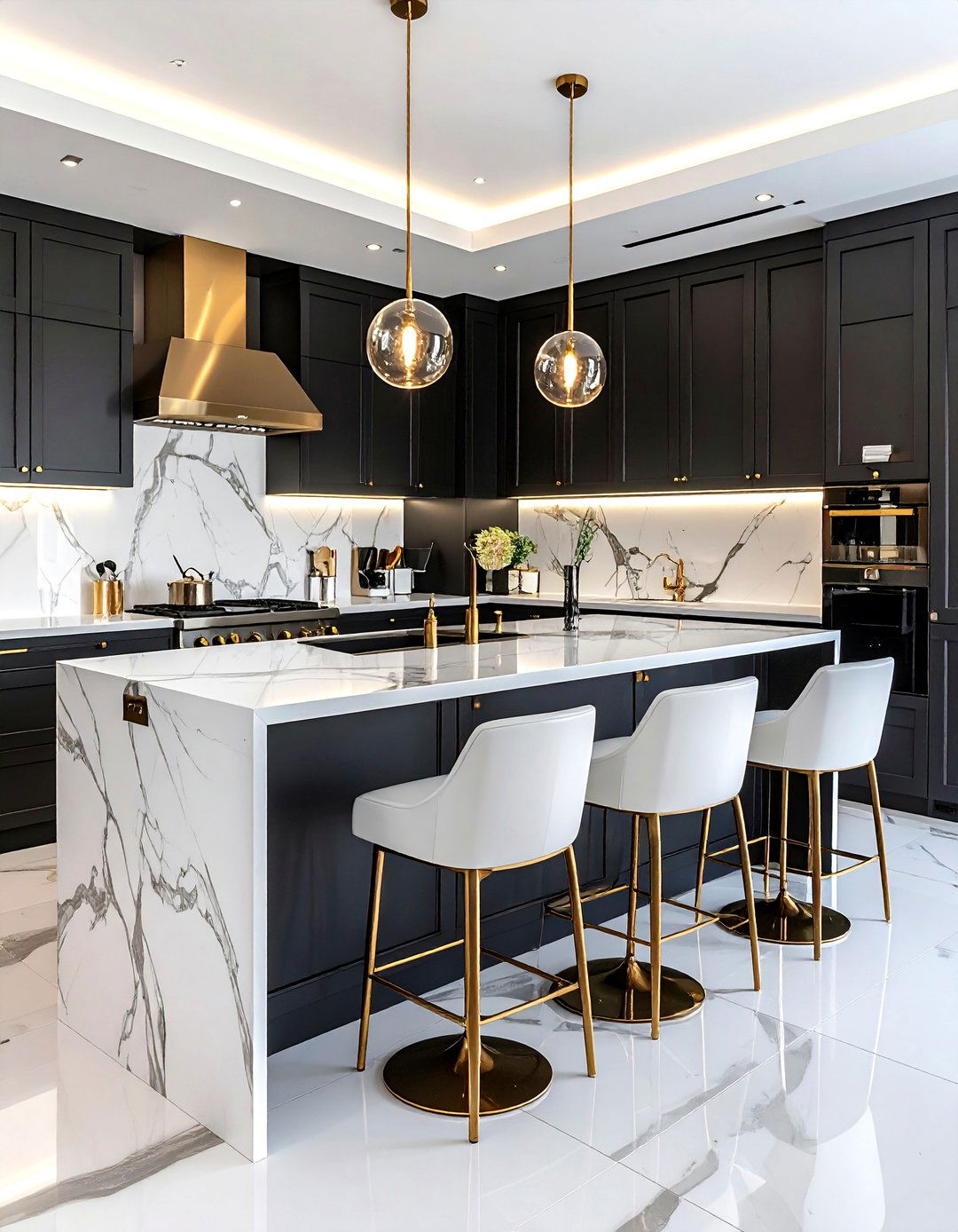 Brass Base Counter Stool - 30 counter stool kitchen ideas