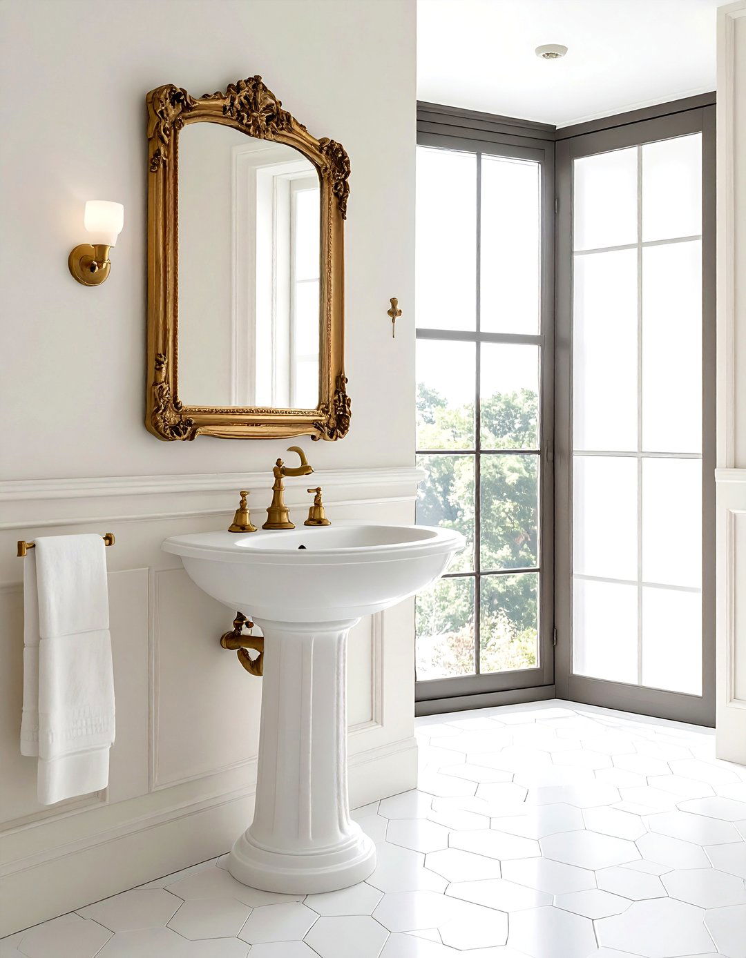 Brass Bathroom Fixtures - 30 timeless bathroom ideas