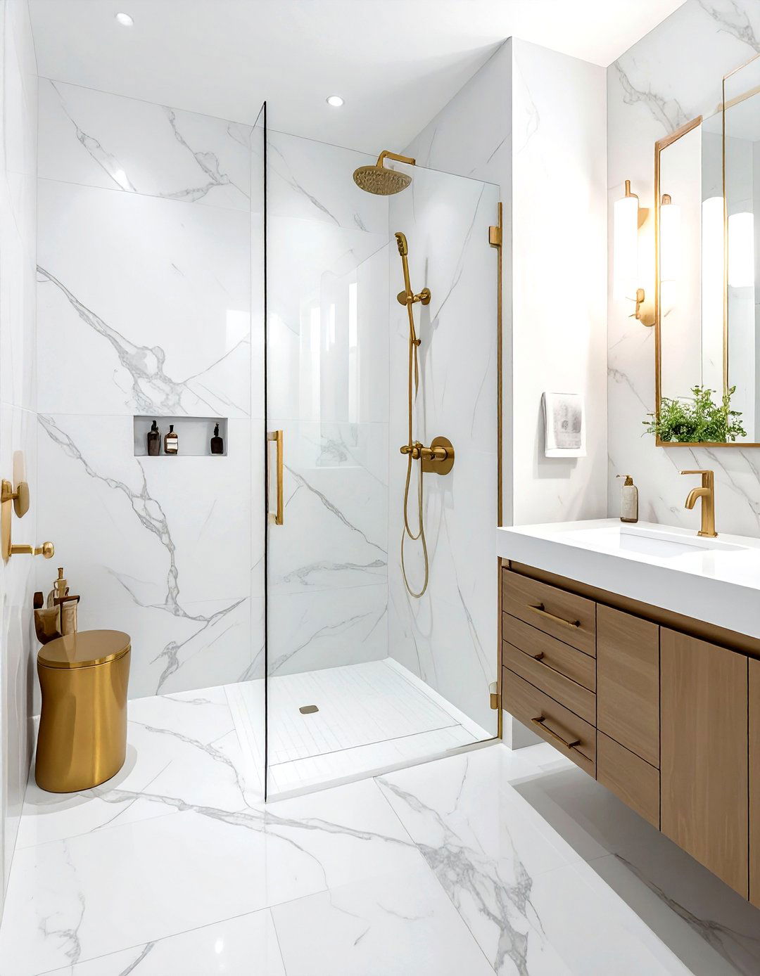 Brass Bathroom Fixtures - 30 brass decor ideas