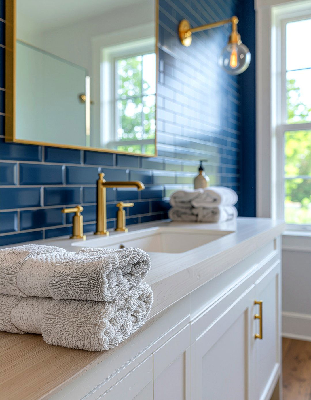 Brass Bathroom Hardware - 30 bathroom final detail ideas