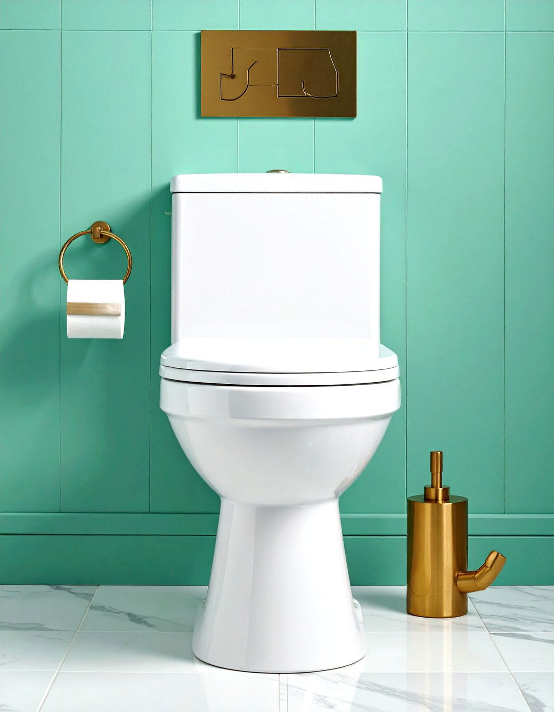 Brass Bathroom Hardware - 30 toilet room ideas