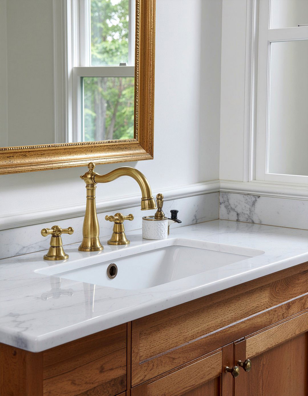 Brass Bathroom Hardware - 30 retro bathroom ideas