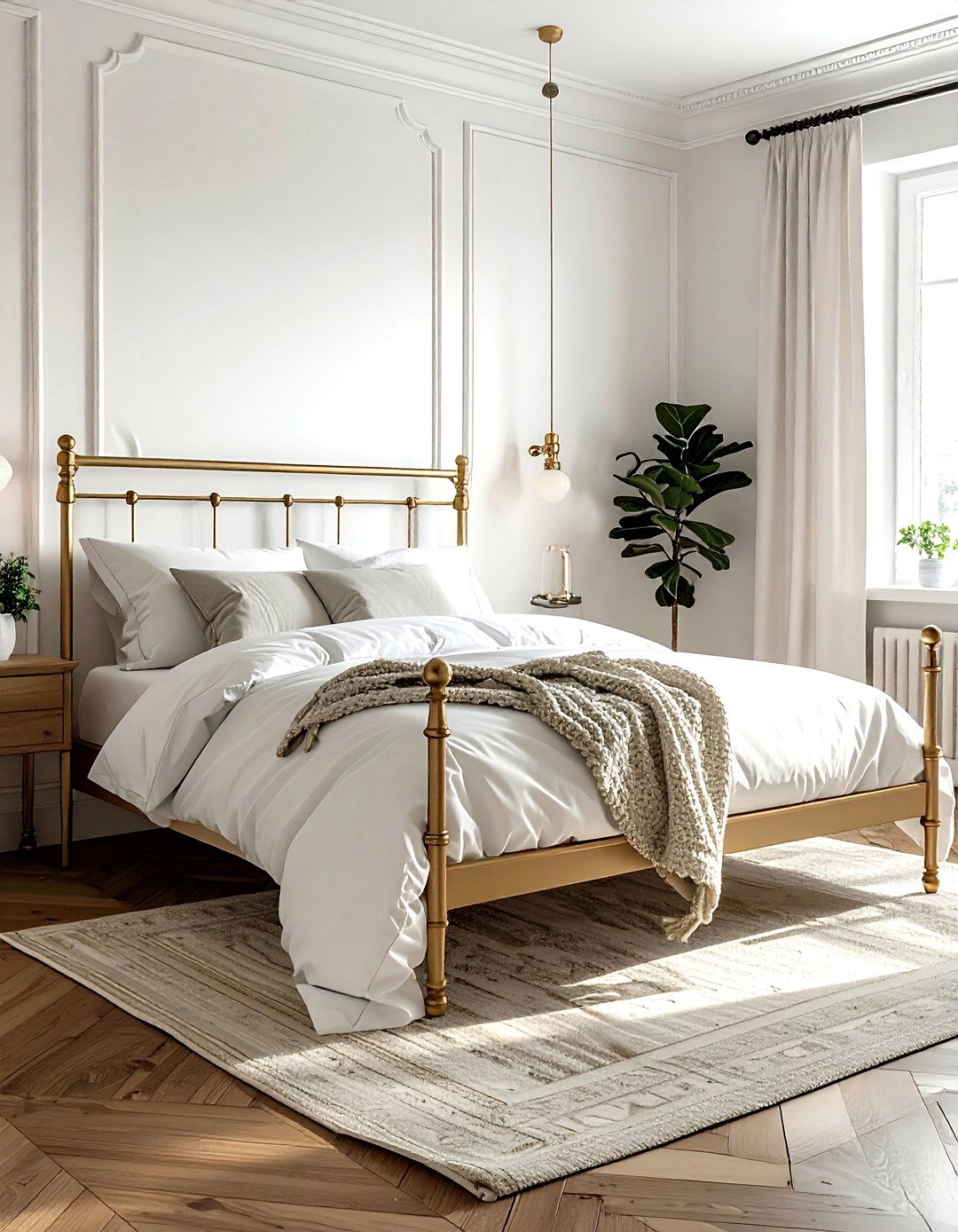 Brass Bed Frame - 30 brass accent ideas