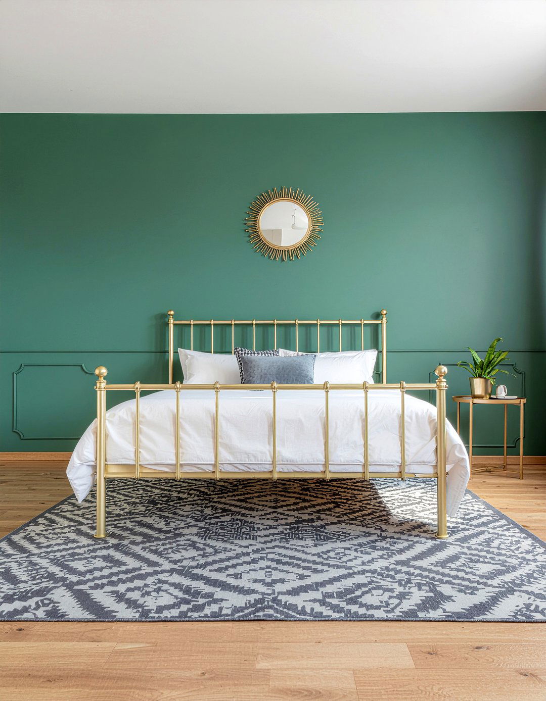 Brass Bed Frame - 30 grand bedroom ideas