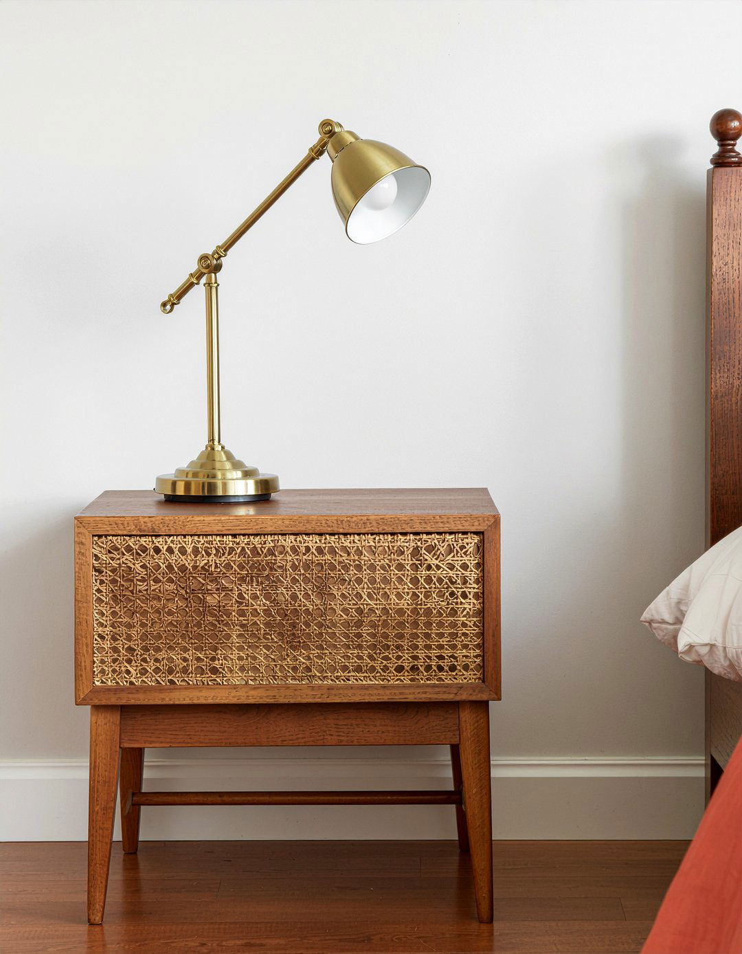 Brass Bedside Task Light - 30 bedroom lighting ideas