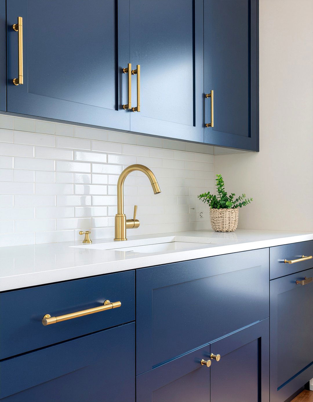 Brass Cabinet Hardware - 30 kitchen warmth ideas