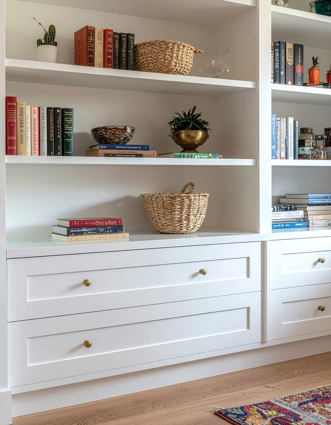 Brass Cabinet Hardware - 30 brass accent living room ideas