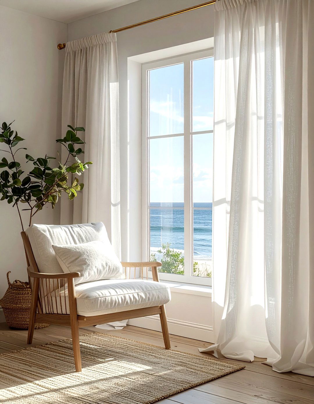 Brass Curtain Rod - 30 brass accent ideas