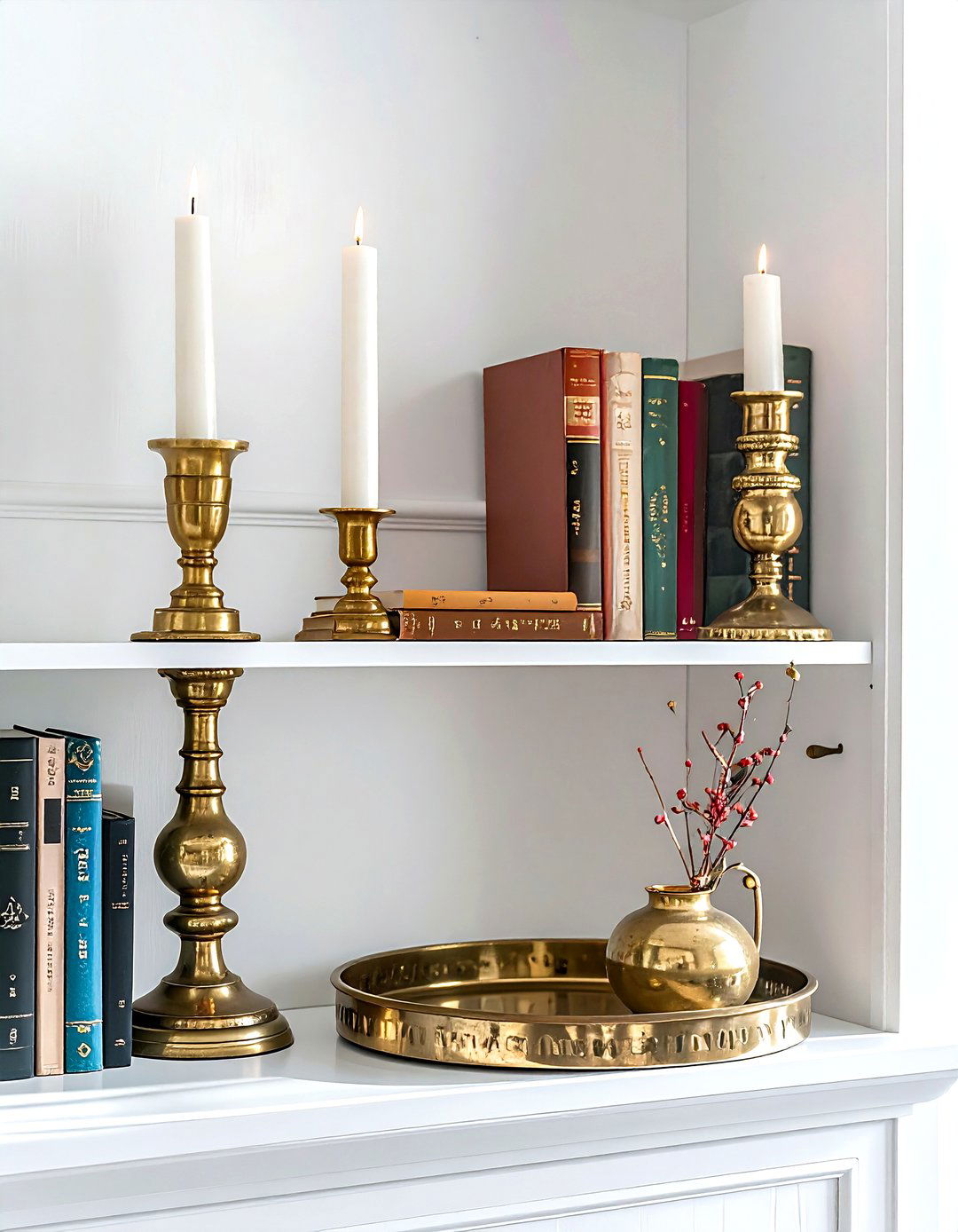 Brass Decor Accents - 30 bohemian home decor ideas