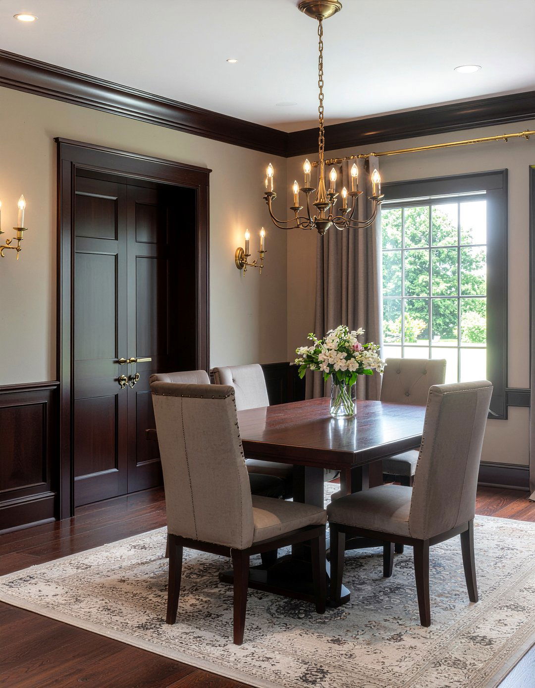 Brass Dining Room Fixtures - 30 historic home dining room ideas