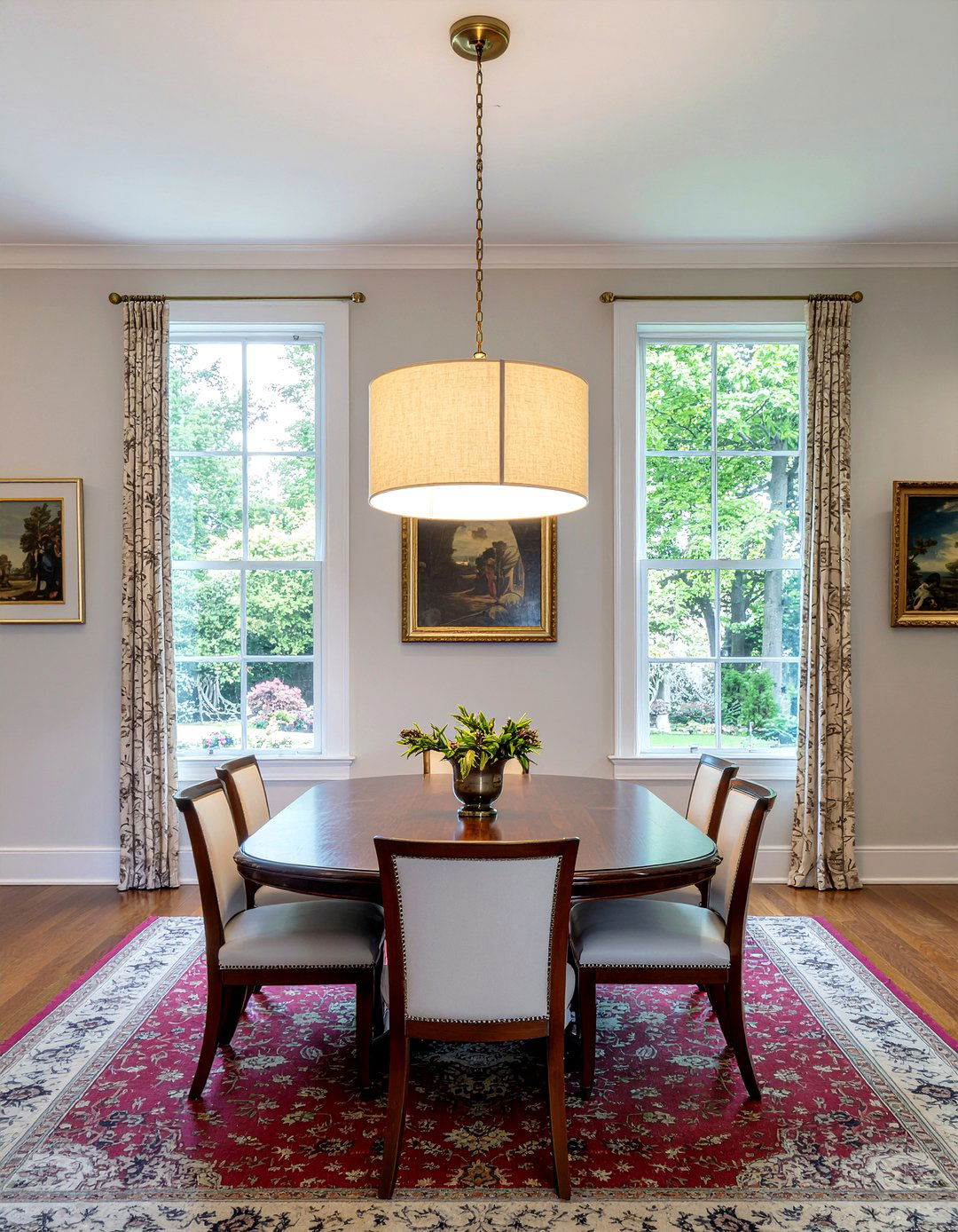 Brass Drum Chandelier - 30 drum chandelier dining room ideas