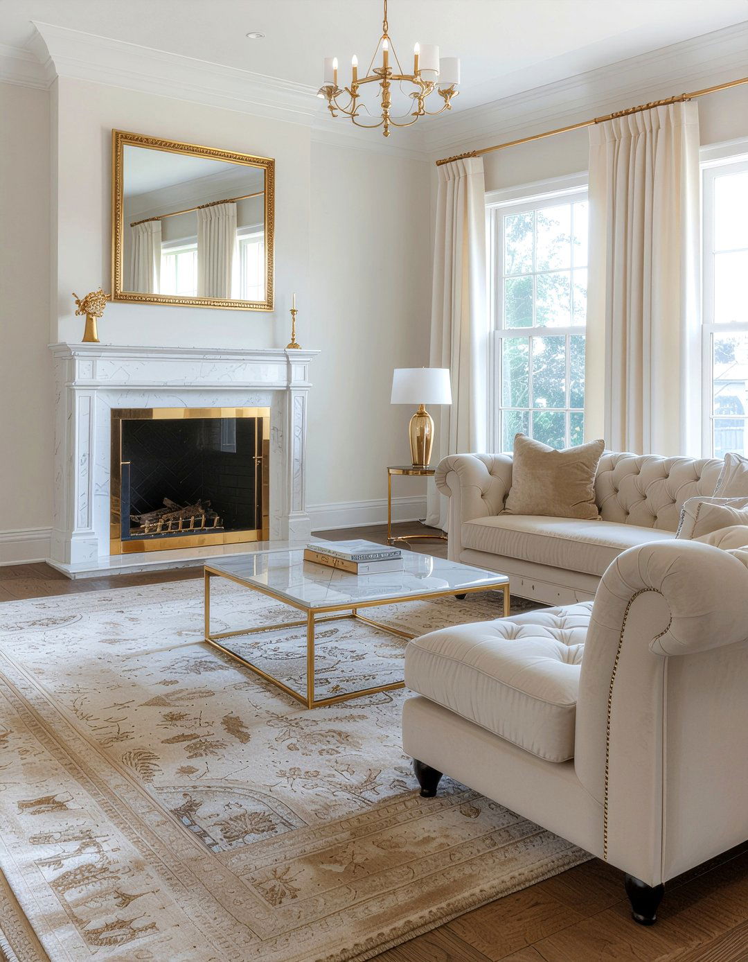 Brass Fireplace Screen - 30 fireplace screen ideas