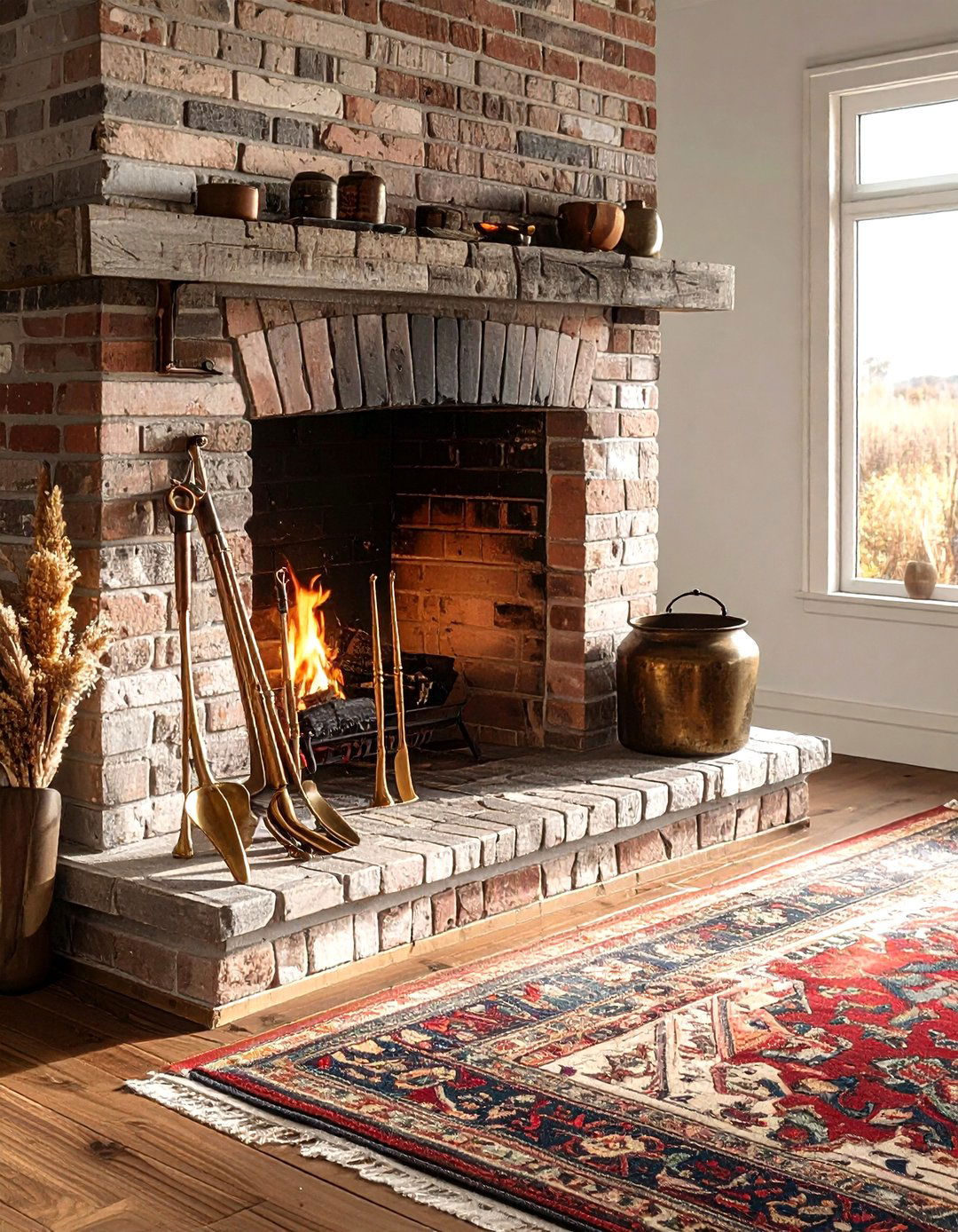 Brass Fireplace Tools - 30 brass decor ideas