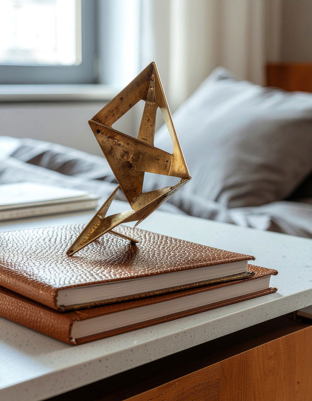 Brass Geometric Shape - 30 bedroom figurines