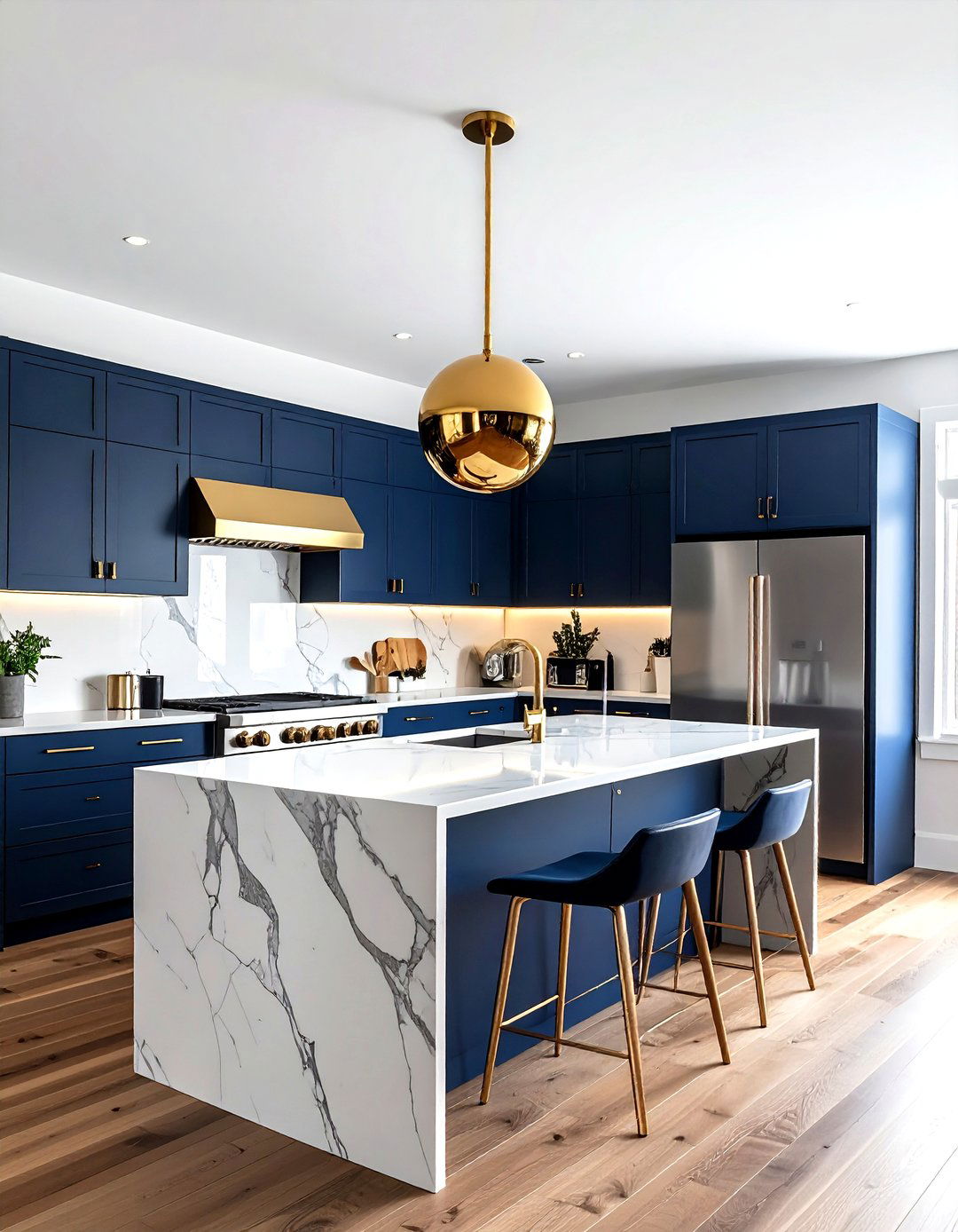 Brass Globe Kitchen Light - 30 globe pendant kitchen ideas