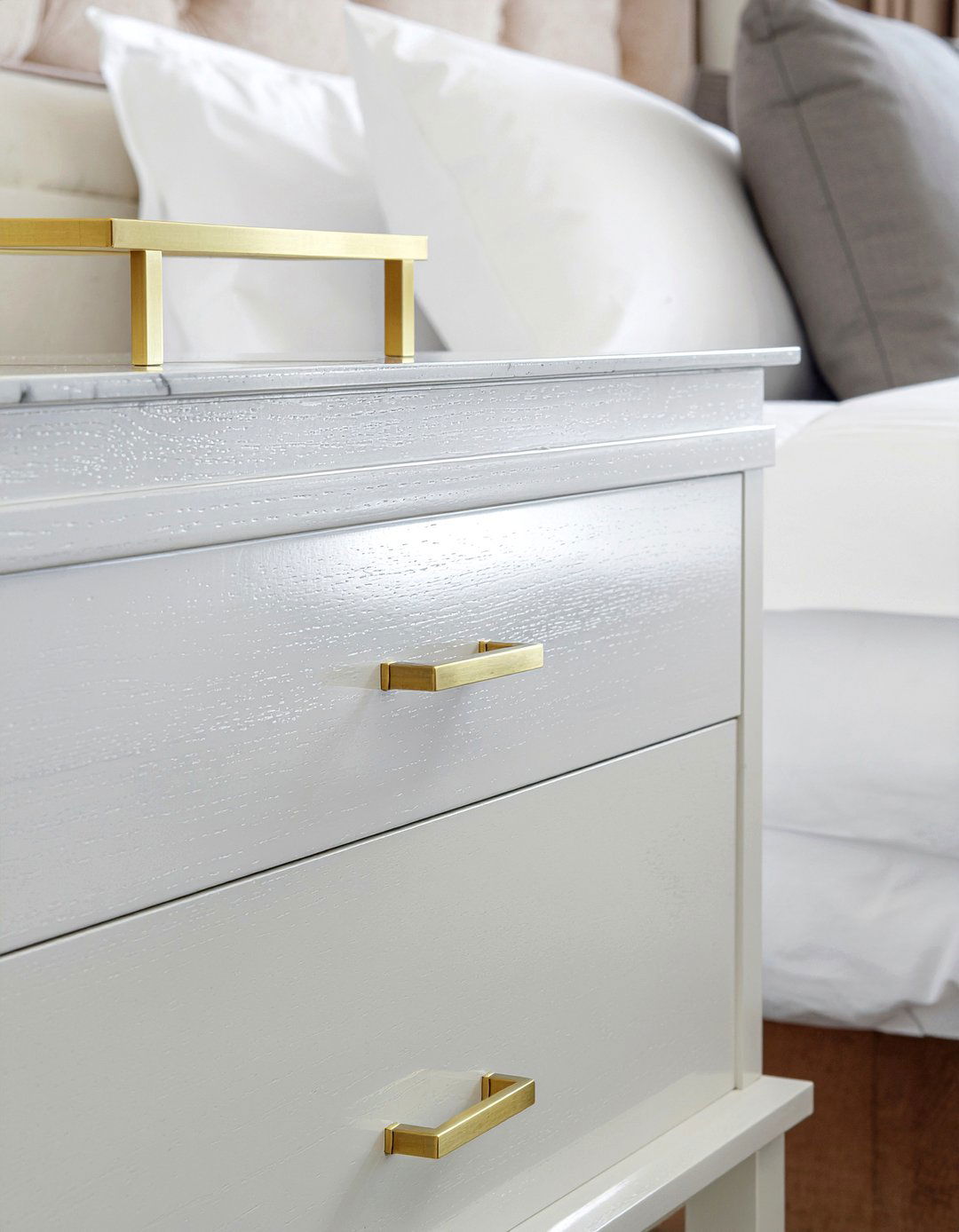 Brass Hardware - 30 bedroom upgrade ideas