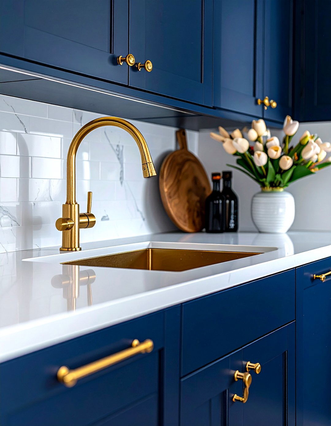 Brass Hardware - 30 dramatic decor ideas