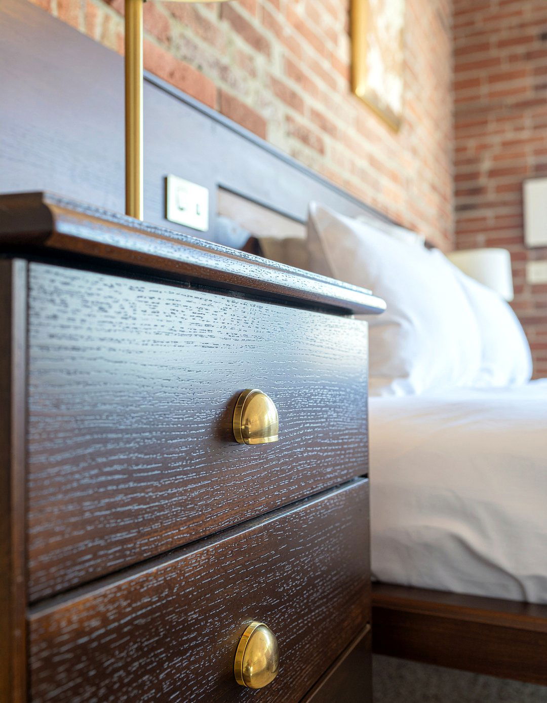 Brass Hardware Accents - 30 warehouse bedroom ideas