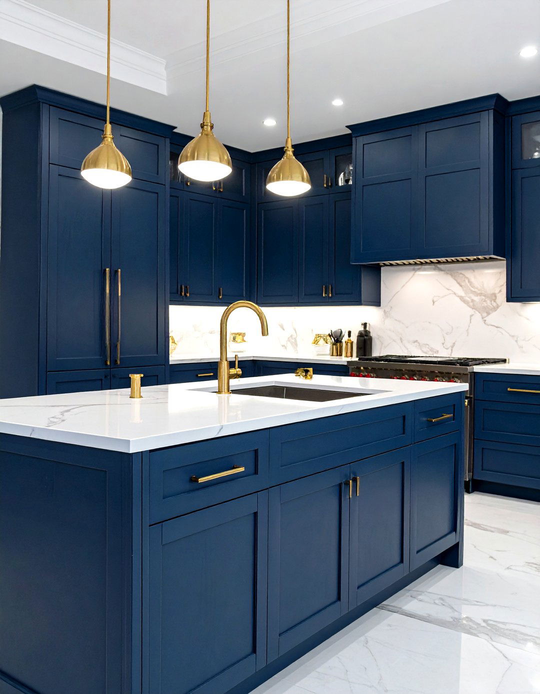 Brass Hardware Finishes - 30 tropical kitchen ideas