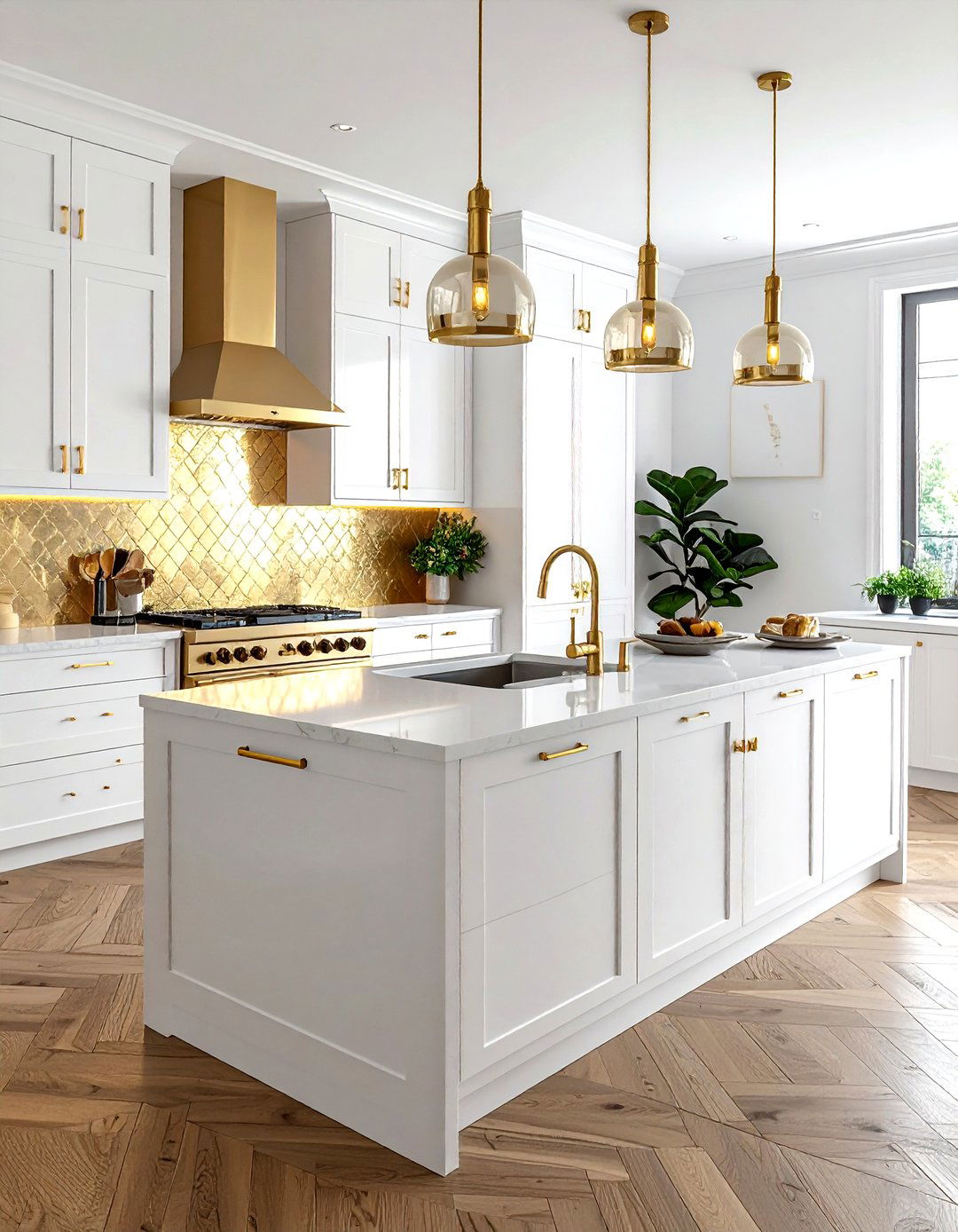 Brass Hardware Kitchen - 30 kitchen room settings