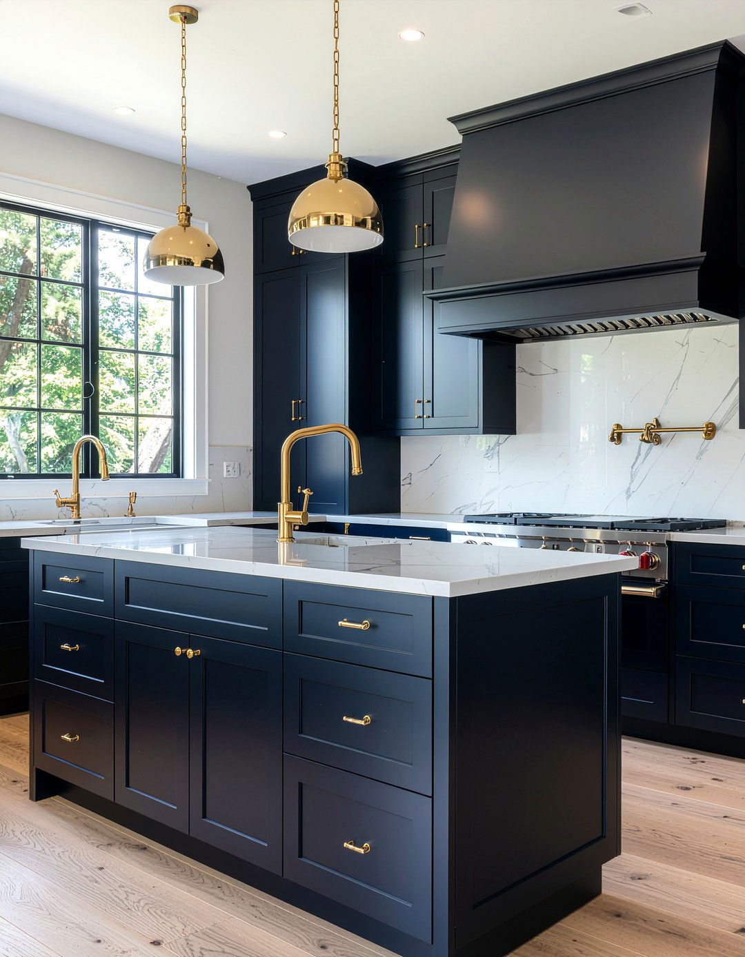 Brass Hardware Kitchen - 30 parade of homes kitchen ideas