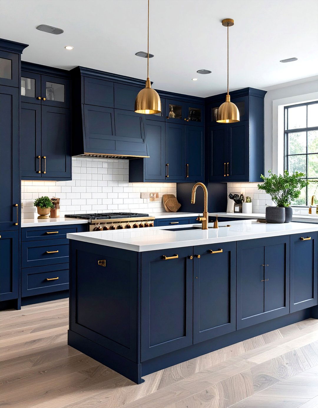 Brass Hardware Kitchen - 30 top decor ideas