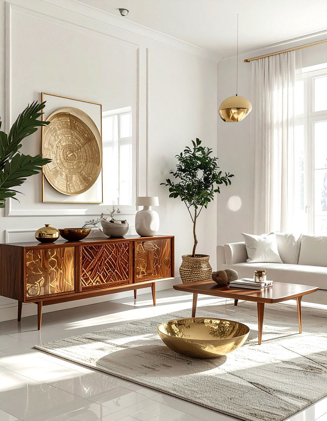 Brass Inlay Furniture - 30 brass accent ideas