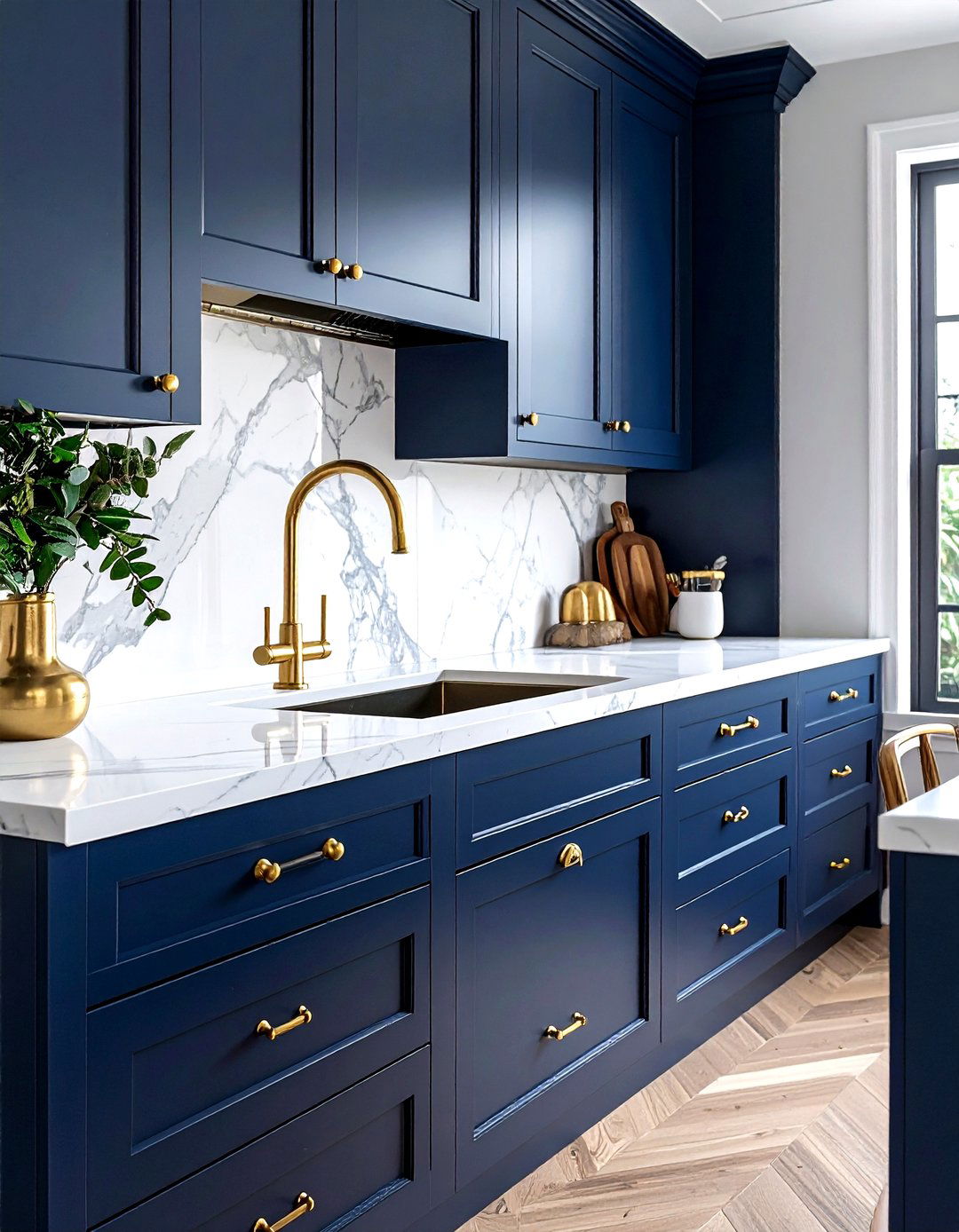 Brass Kitchen Hardware - 30 luxury kitchen ideas