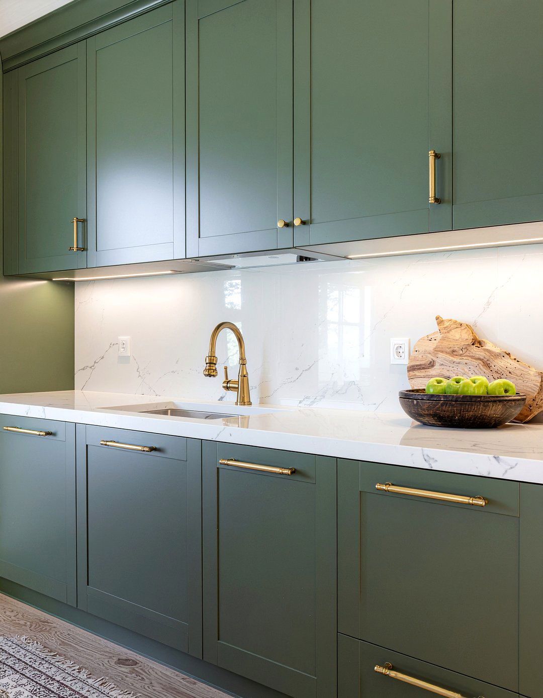 Brass Kitchen Hardware - 30 gourmet kitchen ideas