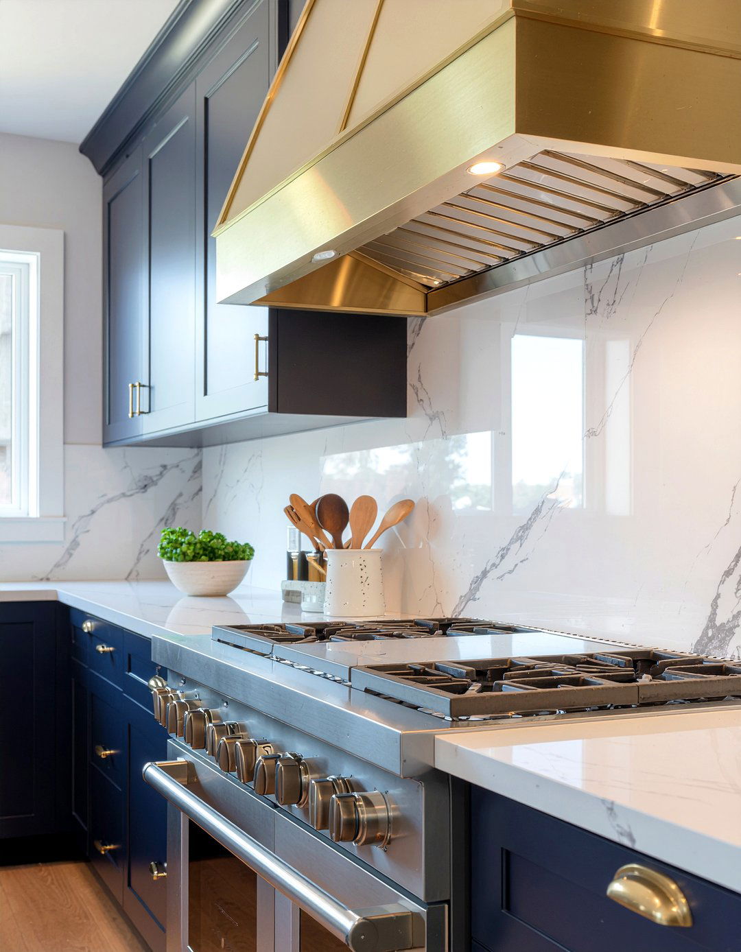 Brass Kitchen Vent - 30 custom hood kitchen ideas