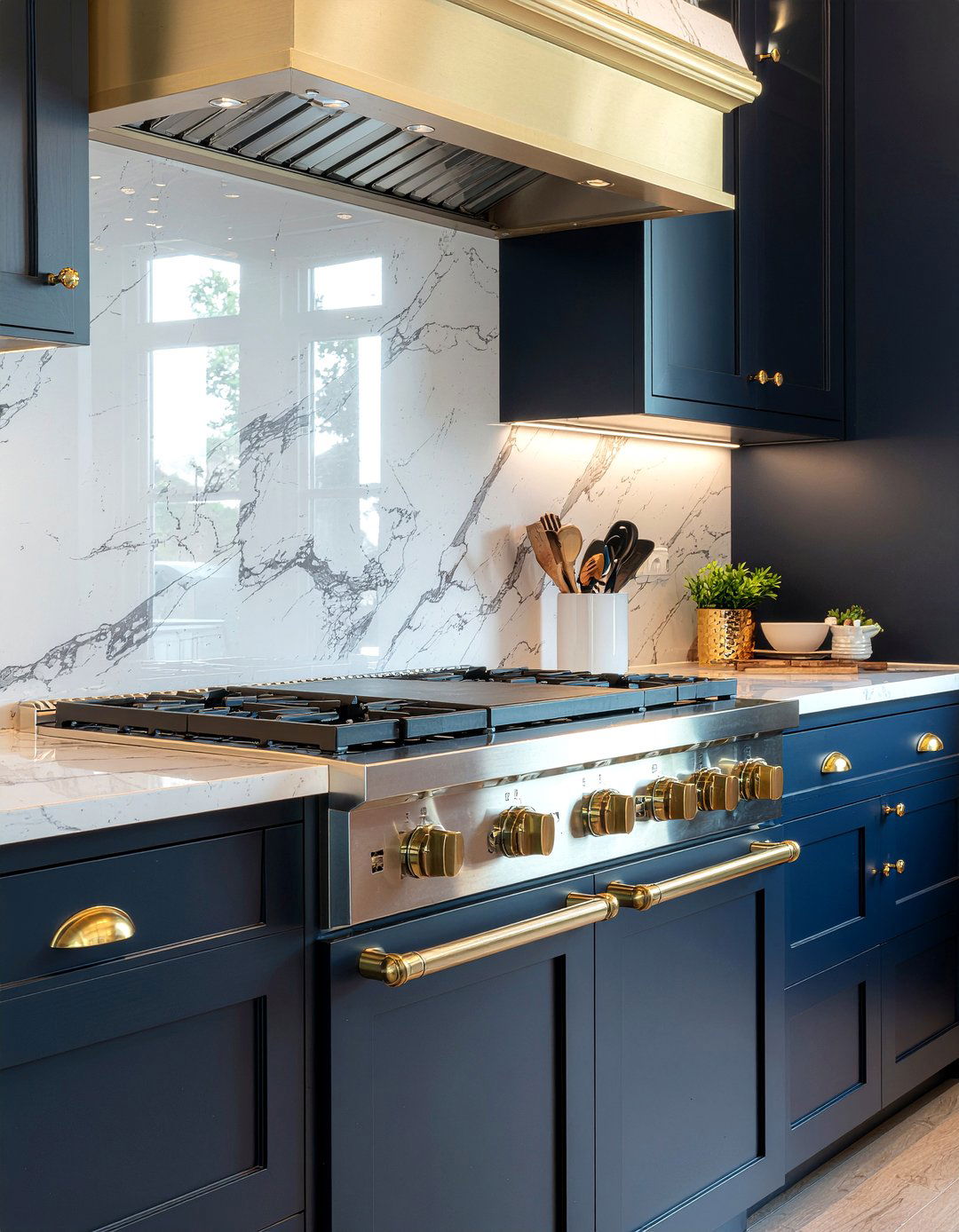 Brass Knob Cooktop - 30 kitchen cooktop ideas