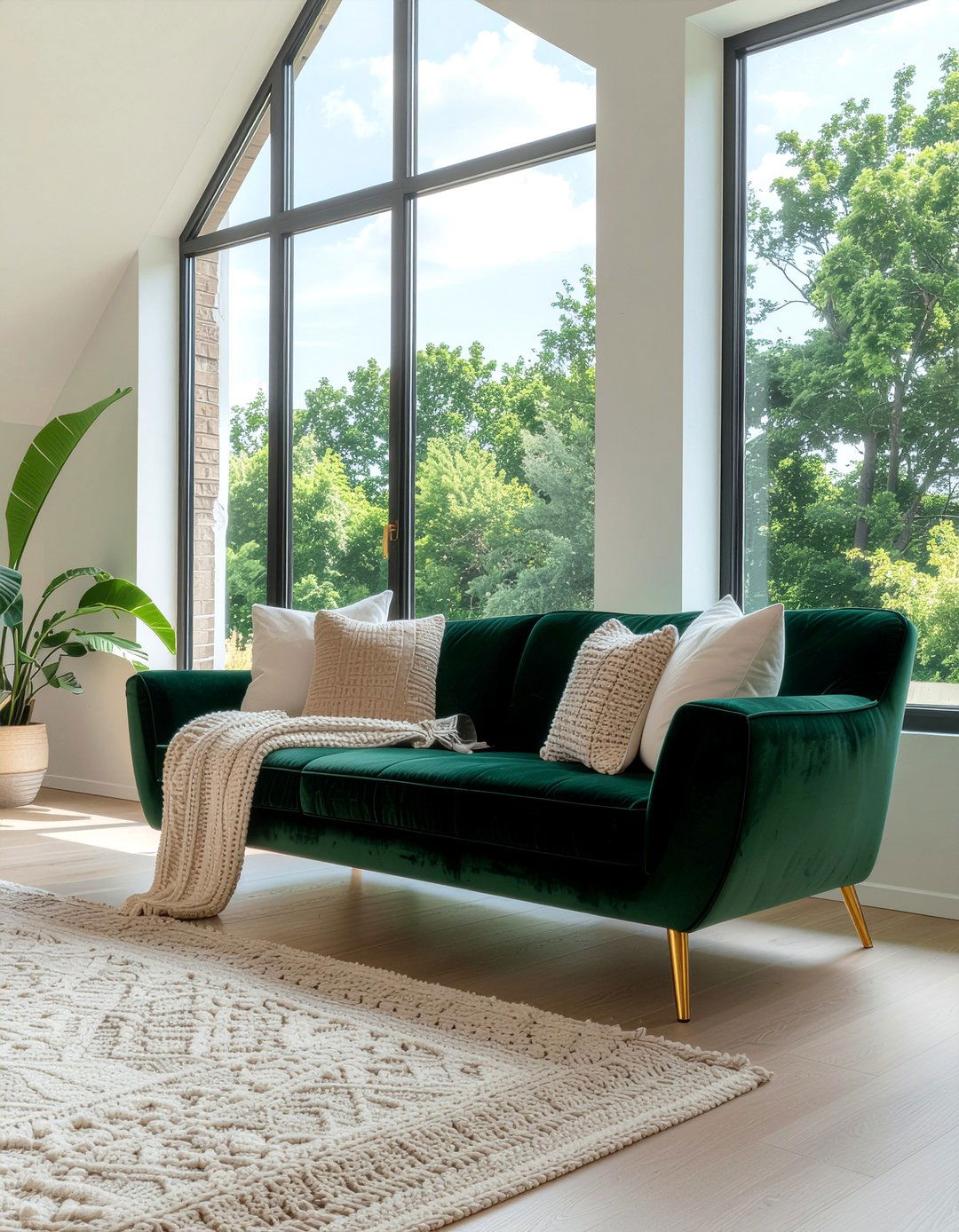 Brass Leg Sofa - 30 living room brass furniture ideas