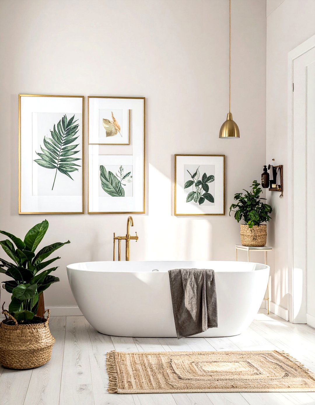 Brass Picture Frames - 30 brass bathroom ideas